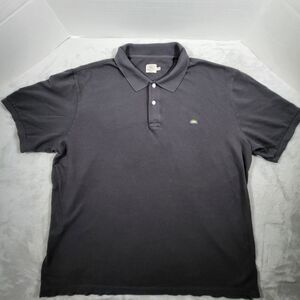 Faherty Movement Polo Shirt Mens XXL 2XL Gray Short Sleeve Pima Cotton Stretch